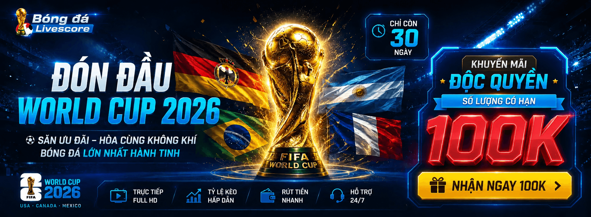 Trực tiếp BK Hacken vs Hammarby FF 24/06/2026 - Bóng Đá Rộn TV - Xem trực tiếp bóng đá full HD, link xem bóng đá trực tuyến hôm nay miễn phí tại Bóng Đá Rộn TV
